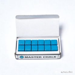 Billiard Chalk – Master Chalk 12-Pack Premium Blue