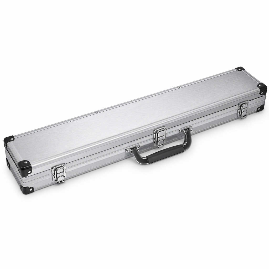 Aluminum Cue Case 2x2 Hard Shell Magnetic