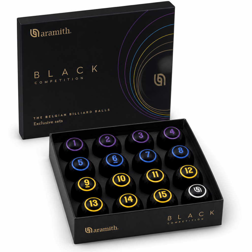 Aramith Black Competition Ball Set